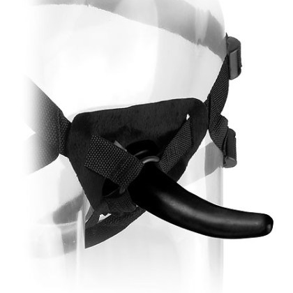 Anal Fantasy The Pegger: Strap-On mit Analdildo, schwarz Anal Fantasy The Pegger: Strap-On mit Analdildo, schwarz