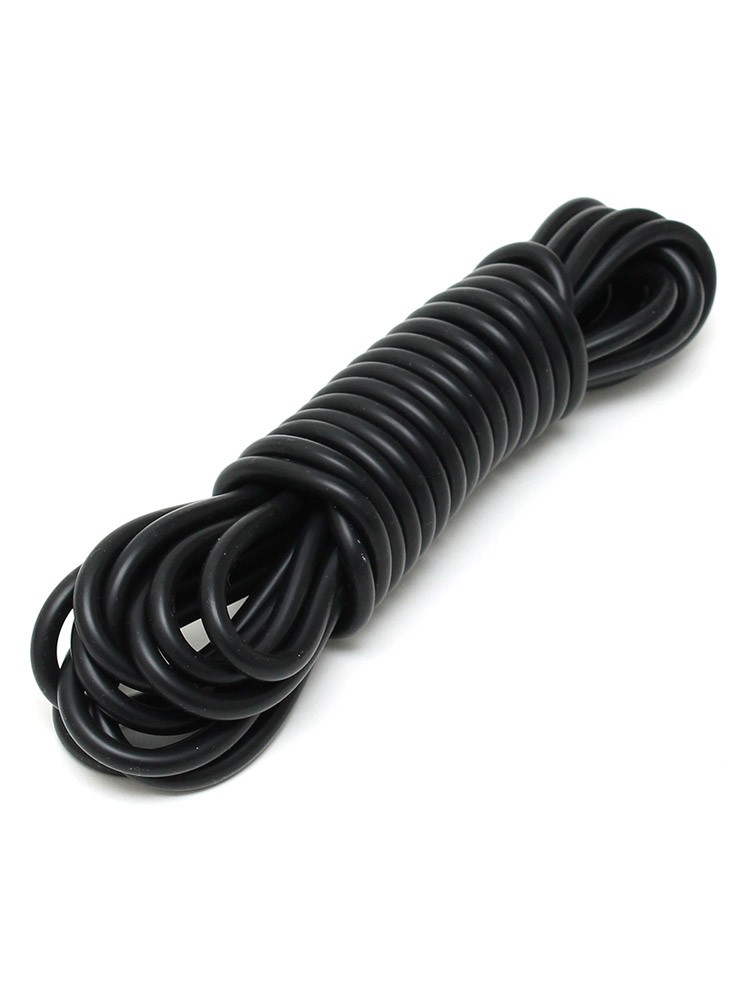 Silikon-Bondageseil, schwarz (6 m)