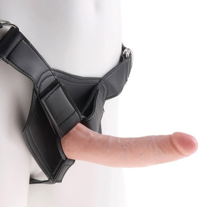King Cock Strap-On mit Dildo (17,5 cm), haut King Cock Strap-On mit Dildo (17,5 cm), haut