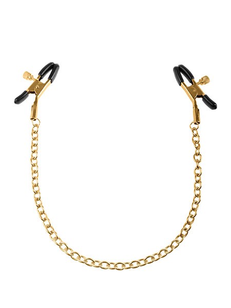 Fetish Fantasy Gold Nippelklemmen mit Kette