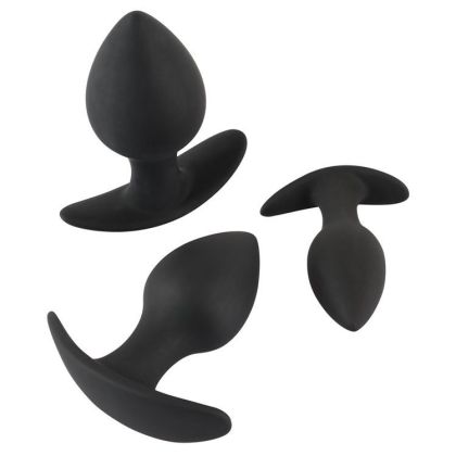 Black Velvets Anal-Trainer-Set 3-teilig, schwarz Black Velvets Anal-Trainer-Set 3-teilig, schwarz