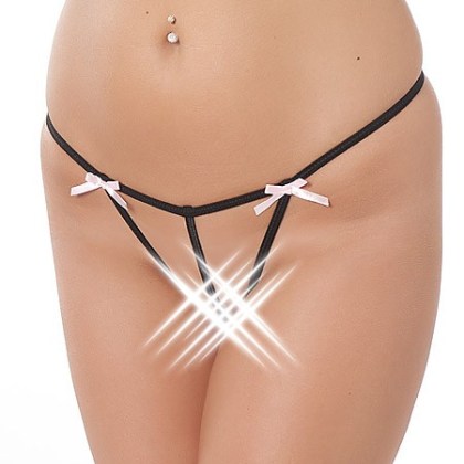 Minimalstring, schwarz (One Size) Minimalstring, schwarz (One Size)