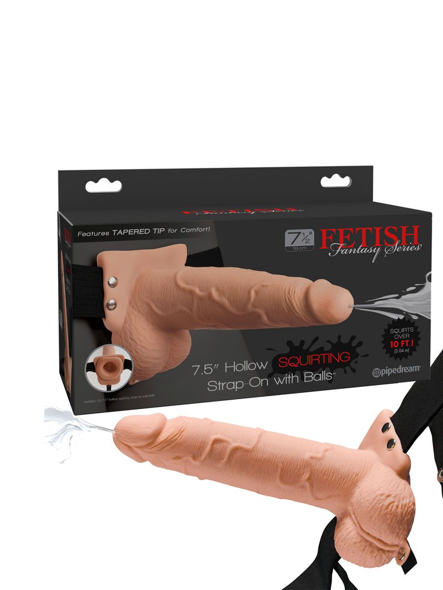 Fetish Fantasy Strap-On Squirting 21,6cm: Strap-On-Dildo, haut