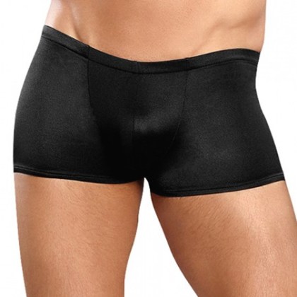 Male Power Satin: Low Rise Pant, schwarz (S) Male Power Satin: Low Rise Pant, schwarz (S)