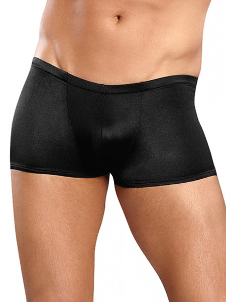 Male Power Satin: Low Rise Pant, schwarz (XL)