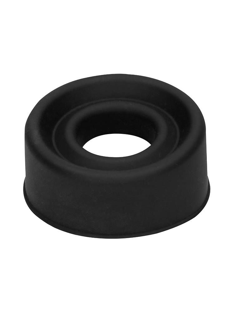 Pumped Silicone Pump Sleeve M: Penispumpen-Manschette, schwarz