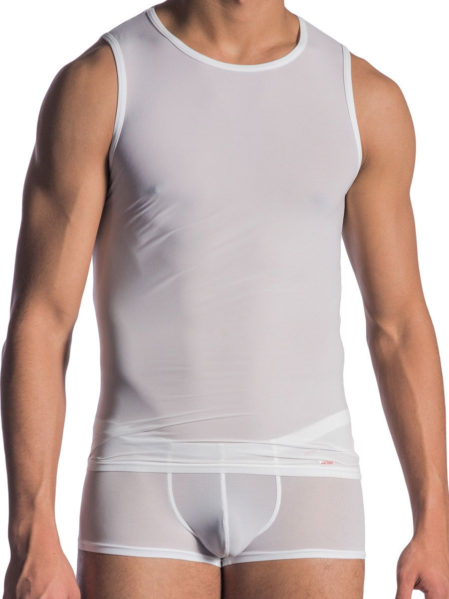 Olaf Benz RED0965: Phantom Tanktop, weiß (S)
