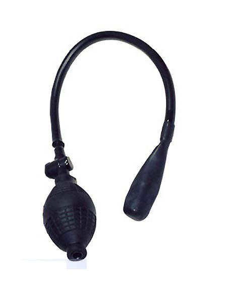 Black Anal Balloon: Latex-Analzapfen