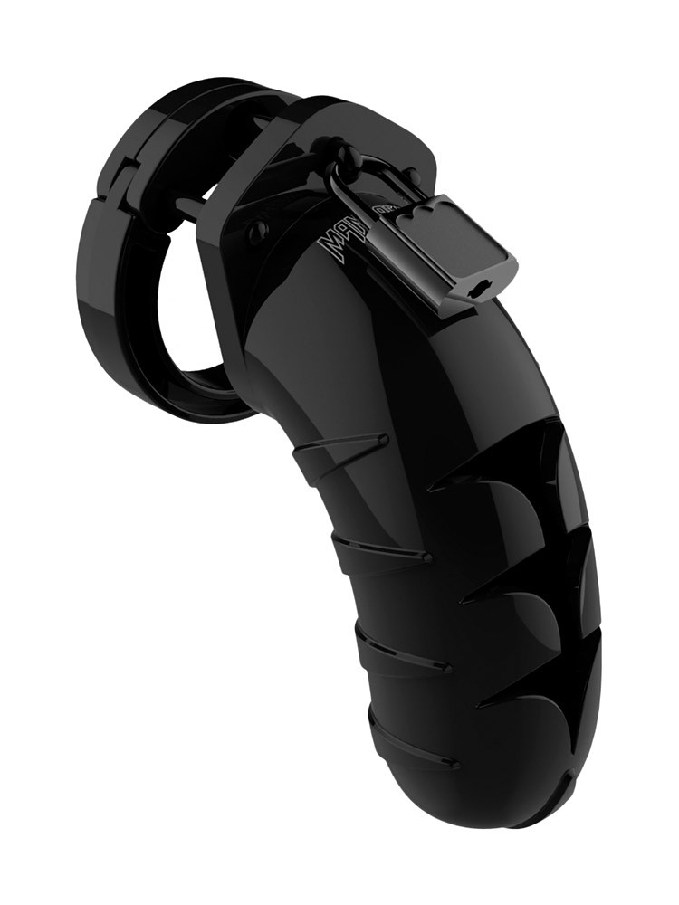 ManCage 04: Keuschheitskäfig 4,5", schwarz