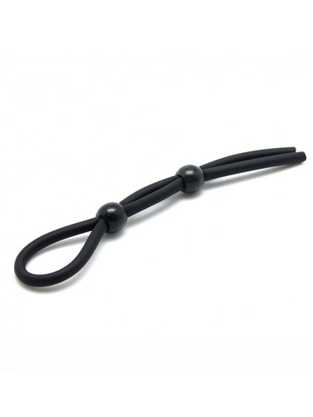 Silikon-Penis-Hodenschlaufe, schwarz