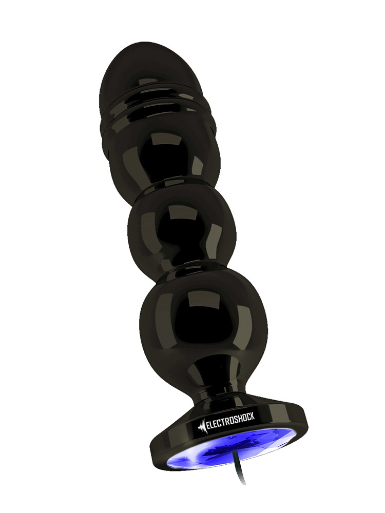 Electro Shock Bold Butt Plug: Elektro-Analplug, grau