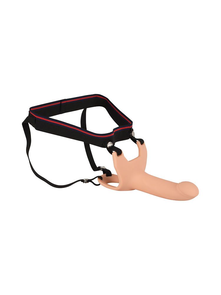 Strap-On Silicone Sleeve medium: Penishülle (+5cm Verlängerung), haut