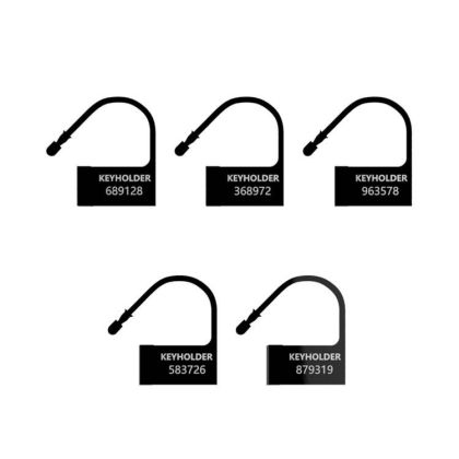 ManCage Spare Lock: Kunststoff-Schloss 5 Stück, schwarz ManCage Spare Lock: Kunststoff-Schloss 5 Stück, schwarz