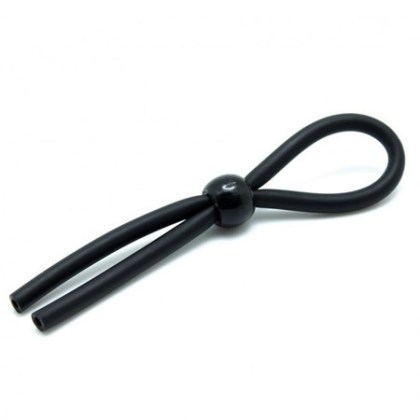 Silikon-Penisschlaufe, schwarz Silikon-Penisschlaufe, schwarz