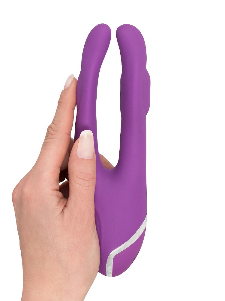 Sweet Smile Double Vibrator: Doppelvibrator, lila