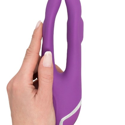 Sweet Smile Double Vibrator: Doppelvibrator, lila Sweet Smile Double Vibrator: Doppelvibrator, lila