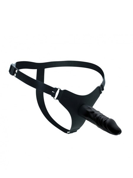 Silikon-Strap-On mit Dildo (12cm), schwarz