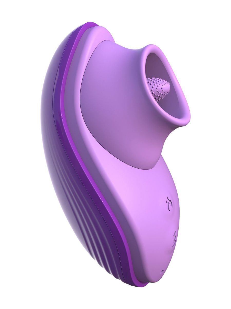 Her Silicone Fun Tongue: Zungenvibrator, lila