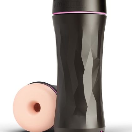 Mystim Opus E: Elektro-Masturbator Donut, haut/schwarz Mystim Opus E: Elektro-Masturbator Donut, haut/schwarz