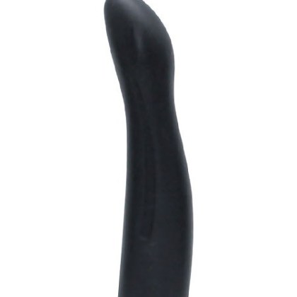 Silikon-Dildo (glatt) für Strap-On (16cm), schwarz Silikon-Dildo (glatt) für Strap-On (16cm), schwarz