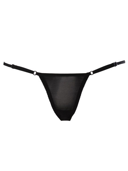 Love To Love Secret Panty: Vibro-String, schwarz