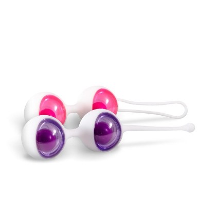 Jena Geisha Balls: Liebeskugel-Set, pink/lila Jena Geisha Balls: Liebeskugel-Set, pink/lila