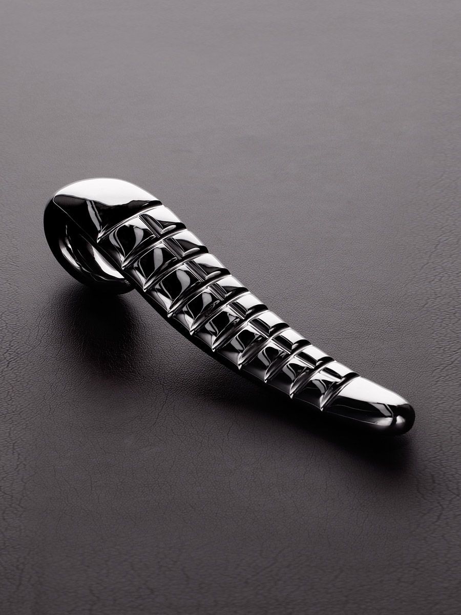 Triune Devil%27s Tongue: Edelstahl-Dildo