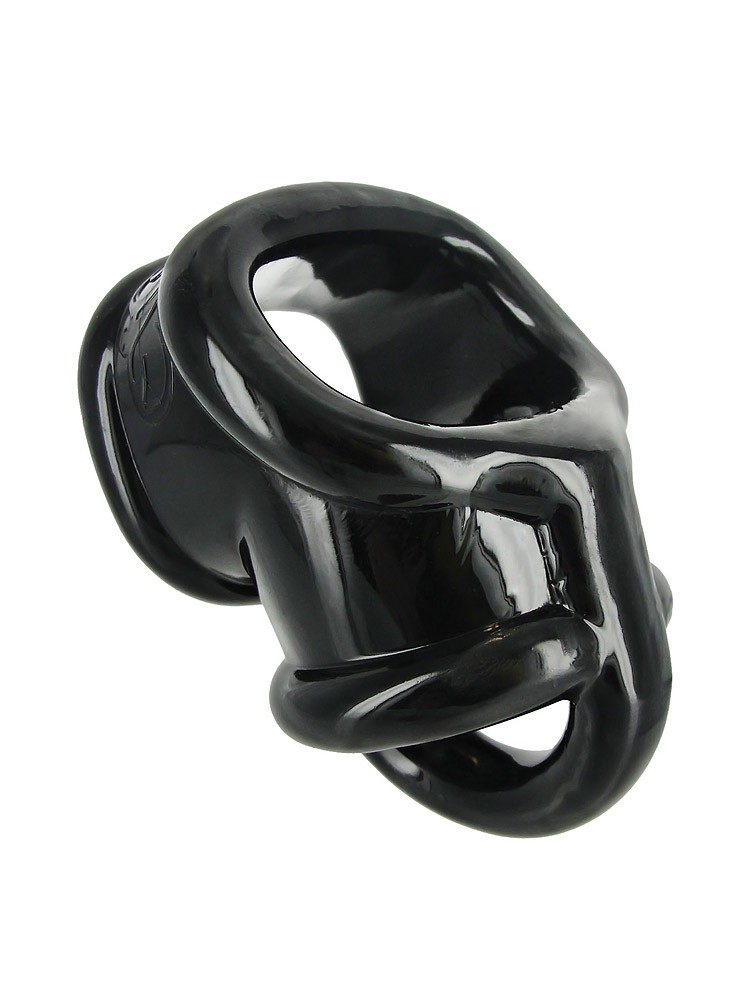 Master Series Annex Erection Enchancer: Penis- und Hodenring, schwarz