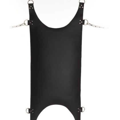 Leder Hängematte schwarz, 44x110cm Leder Hängematte schwarz, 44x110cm