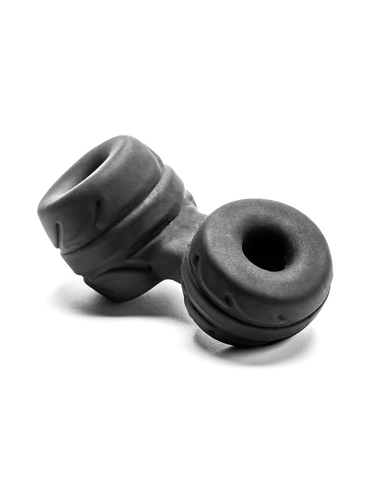 Perfect Fit SilaSkin Cock and Ball: Penisring/Hodenstretcher, schwarz