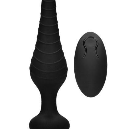 Sono No. 77: Vibro-Analplug mit Fernbedienung, schwarz Sono No. 77: Vibro-Analplug mit Fernbedienung, schwarz