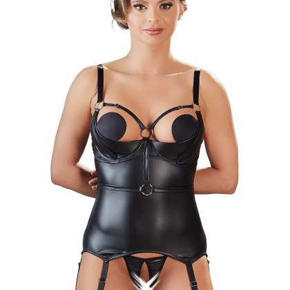 Hebe-Strapshemdset, schwarz (M) Hebe-Strapshemdset, schwarz (M)