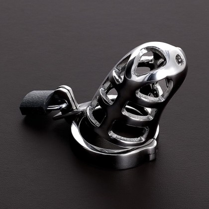 Triune Brutal Chastity Cage: Edelstahl-Peniskäfig Triune Brutal Chastity Cage: Edelstahl-Peniskäfig