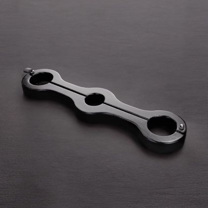 Triune Genitals to Arms Pillory: Penis-Hand-Pranger, schwarz Triune Genitals to Arms Pillory: Penis-Hand-Pranger, schwarz