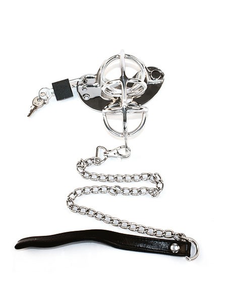 The Bear Trap: Keuschheitskäfig mit Führleine