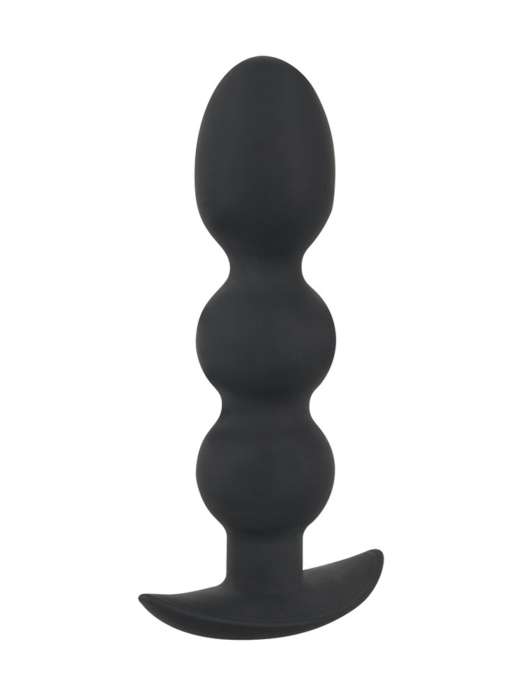 Black Velvets Heavy Beads: Analplug, schwarz