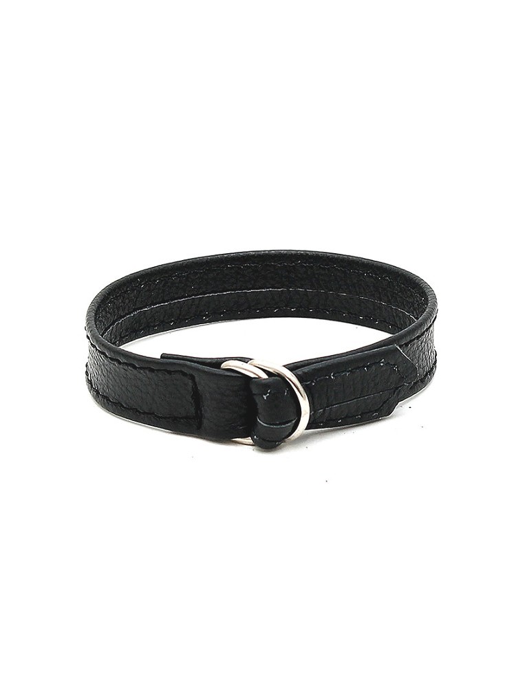 Leder-Penisriemen, schwarz