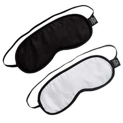 Fifty Shades of Grey: No Peeking Augenmasken-Set, schwarz/silber Fifty Shades of Grey: No Peeking Augenmasken-Set, schwarz/silber