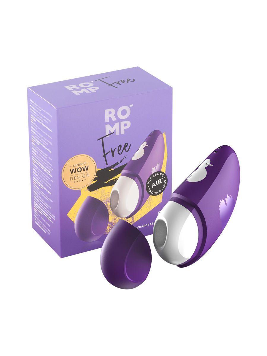 ROMP Free: Klitorisstimulator, lila/weiß