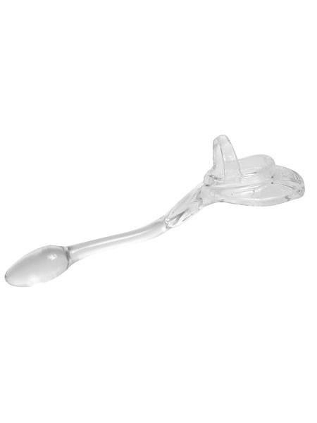 Perfect Fit Armour Tug Lock Small: Penis-/Hodenring mit Analplug, transparent