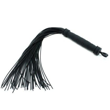Silikon-Peitsche (46cm), schwarz Silikon-Peitsche (46cm), schwarz