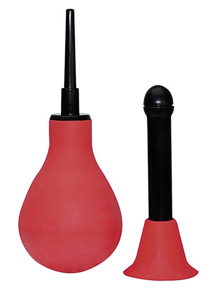 Intimdusche, rot