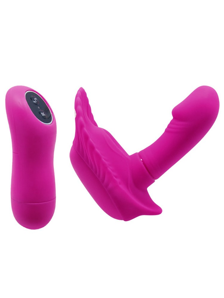 Pretty Love Fancy Clamshell: Mini-Vibrator mit Fernbedienung, lila