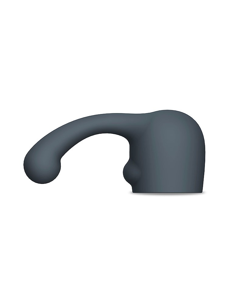 Le Wand Curve Weighted Silicone Attachment: Vibrator-Aufsatz, grau