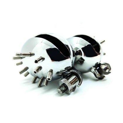 Black Label Stainless Steel Evil Shell Ball Crusher & Presser: Edelstahl-Hode... Black Label Stainless Steel Evil Shell Ball Crusher & Presser: Edelstahl-Hode...