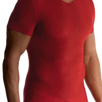 MANSTORE M101: V-Neck-Shirt, chili (L) MANSTORE M101: V-Neck-Shirt, chili (L)