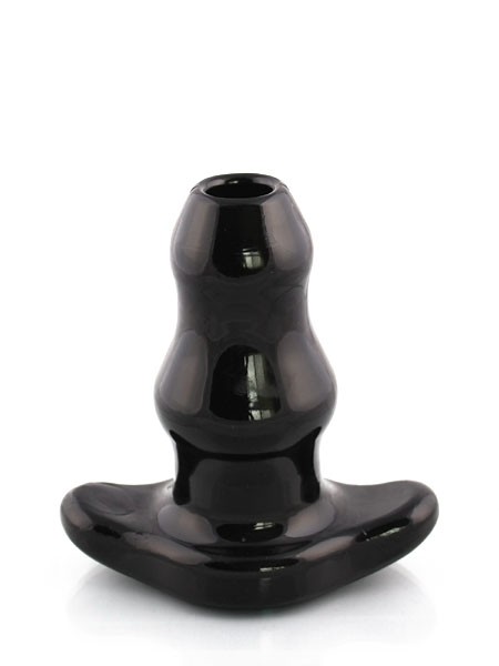 Perfect Fit Double Tunnel Medium: Analtunnel, schwarz