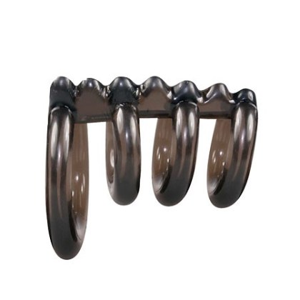 Bad Kitty: Quattro-Penisring, schwarz Bad Kitty: Quattro-Penisring, schwarz