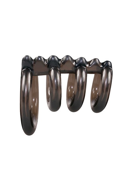 Bad Kitty: Quattro-Penisring, schwarz