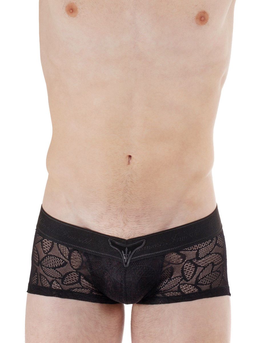 L%27Homme Feuiles d%27Amour: V-Boxer, schwarz (S)